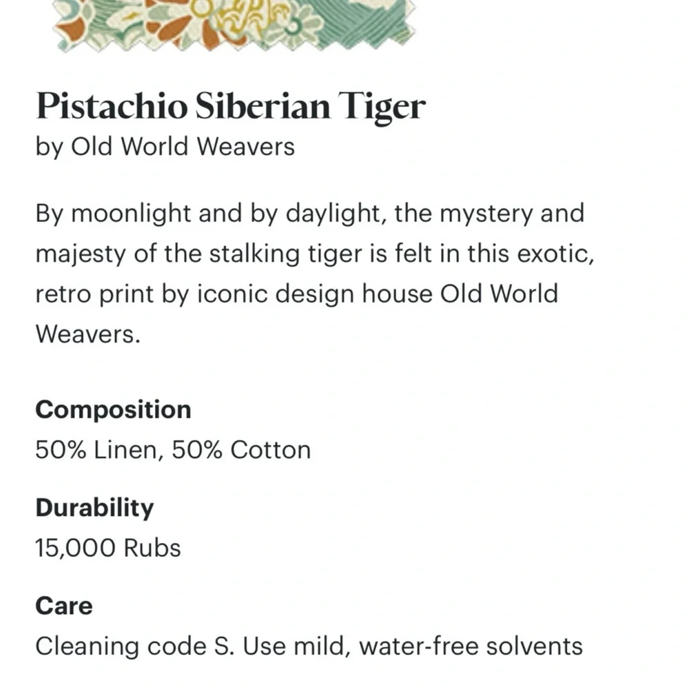 The Inside Linen Blackout Pistachio Siberian Tiger Curtain Panels 50x96in (2)